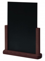 Hardwood Dark Brown Finish Table Top Chalkboards